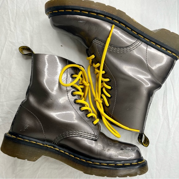 Dr. Marten’s Patent Lace Up Boots - Picture 5 of 7